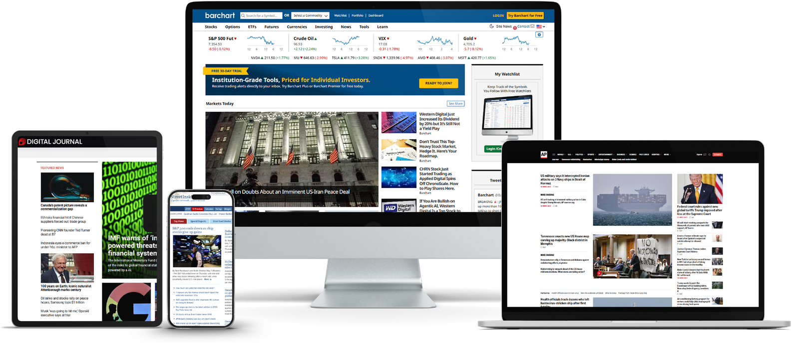 As seen on news outlets including Postmedia, Globe and Mail, MarketWatch, and more